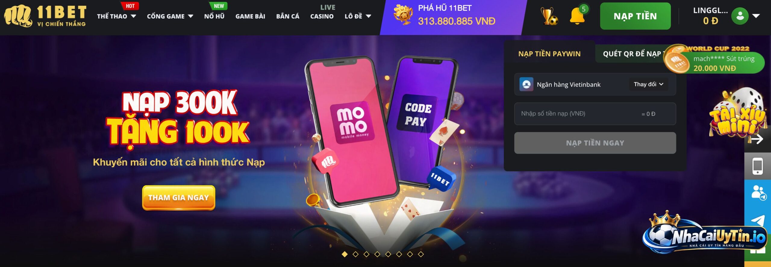 11bet sở hữu nhiều điểm đáng chú ý