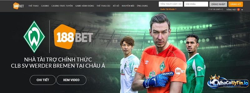 Giới thiệu về thương hiệu cá cược trực tuyến 188Bet 