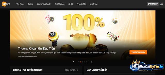 Các sản phẩm hiện có tại nhà cái 188Bet 