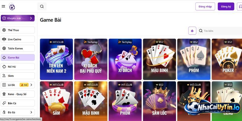 Max79 cung cấp nhiều sự kiện thuộc các bộ môn