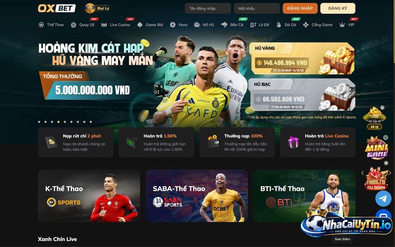 Oxbet tạo được dấu ấn trên thị trường