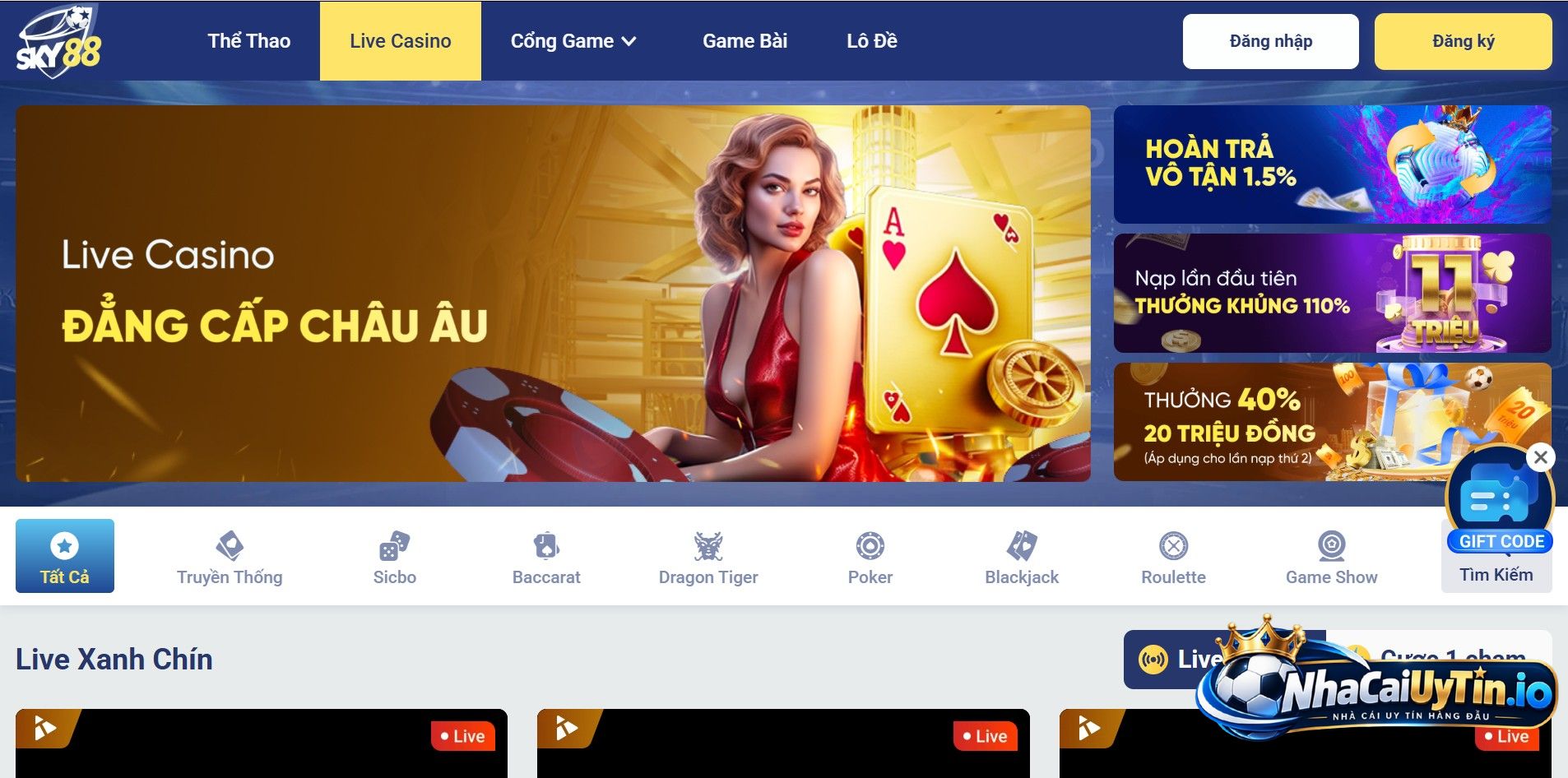 Nhà cái Sky88 có điểm gì nổi bật? 